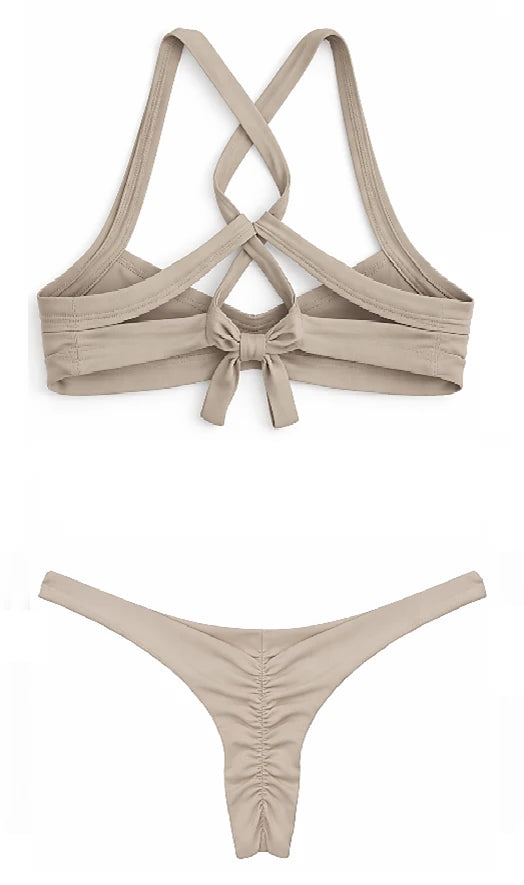 Image of PUSH-UP GOFFRE' SWIMSUIT - BALLET