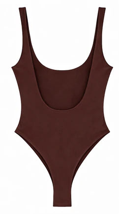 OLYMPIC SWIMSUIT - COFFEE
