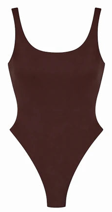 OLYMPIC SWIMSUIT - COFFEE