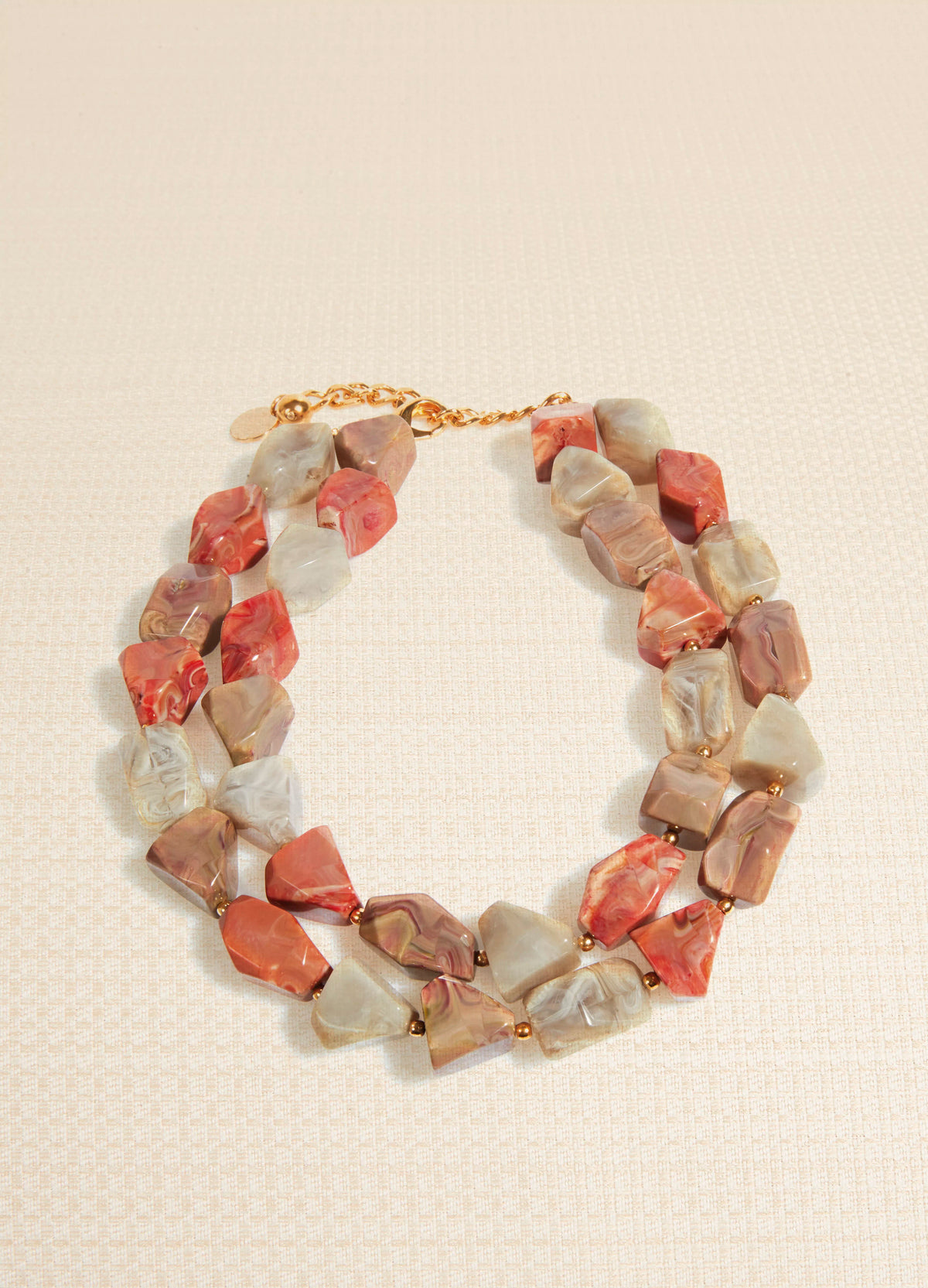 MARBLE 2 SHORT NECKLACE