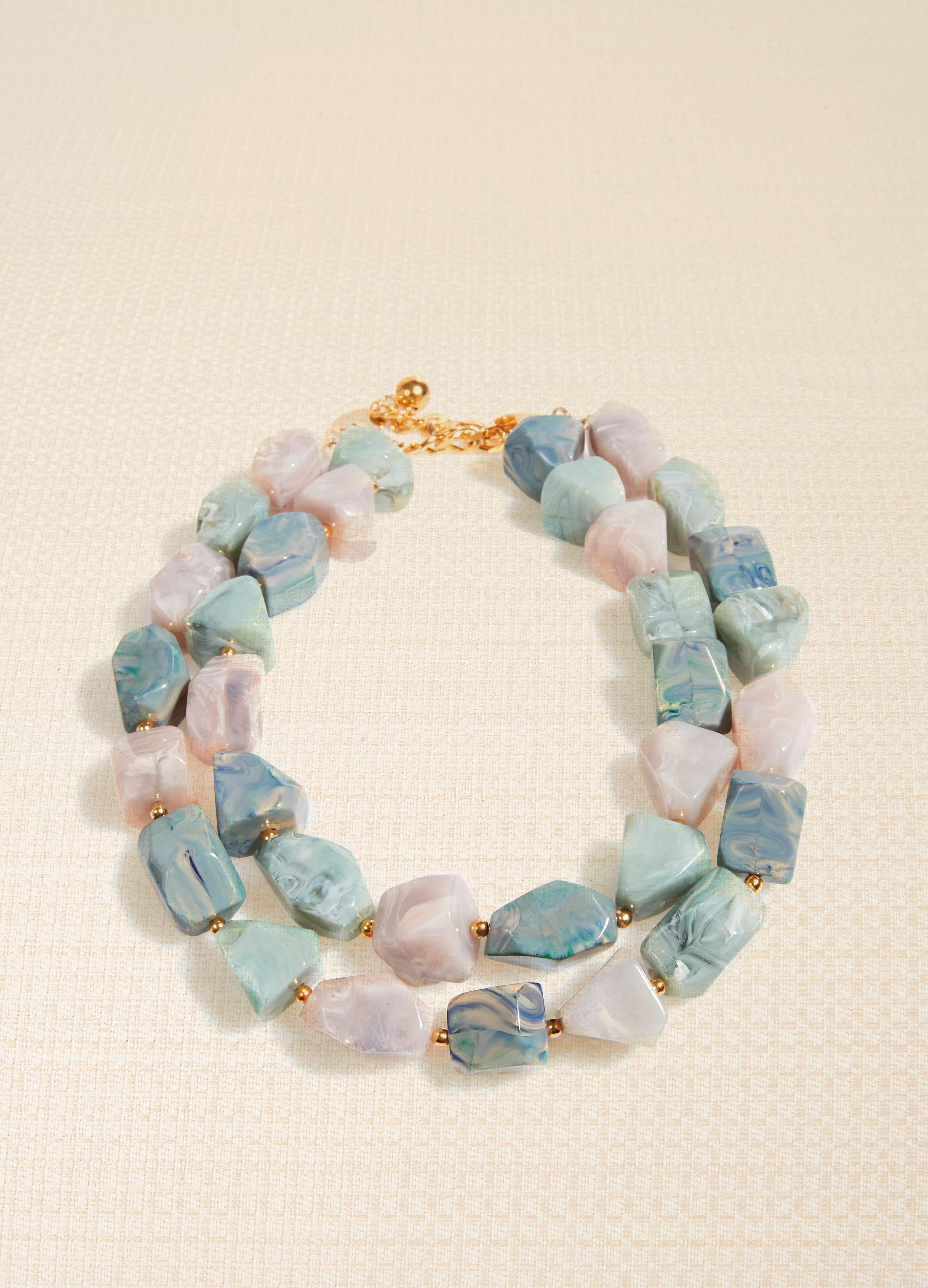 Image of MARBLE 2 SHORT NECKLACE