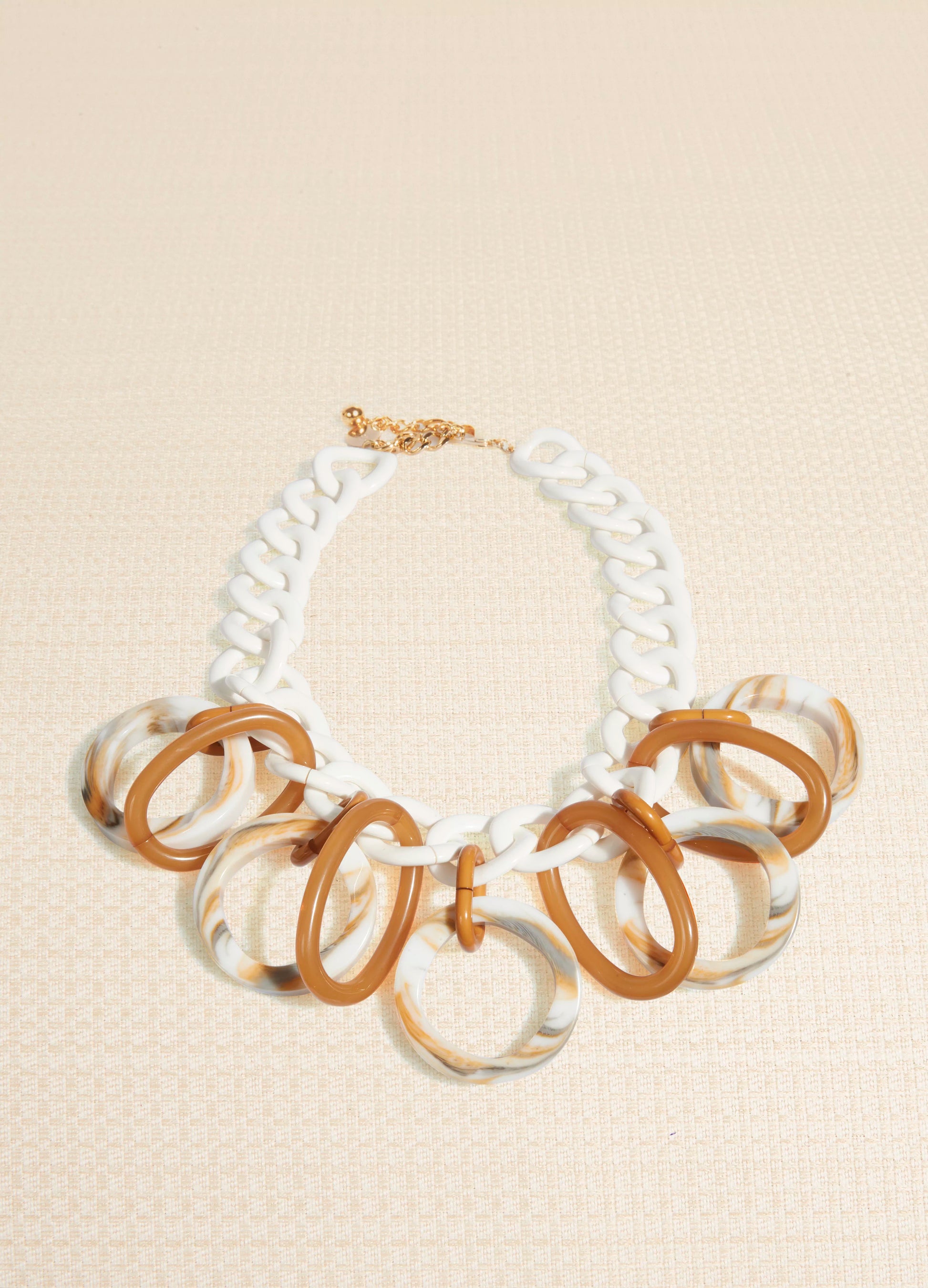 CHAIN RING SHORT NECKLACE