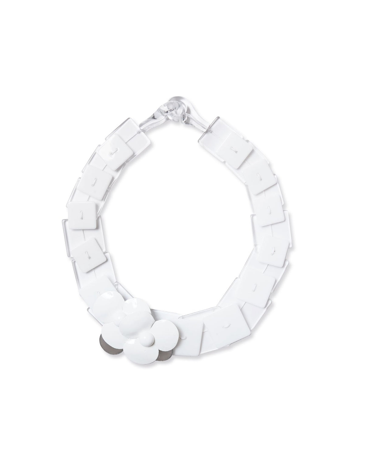 SQUARE VINYL NECKLACE