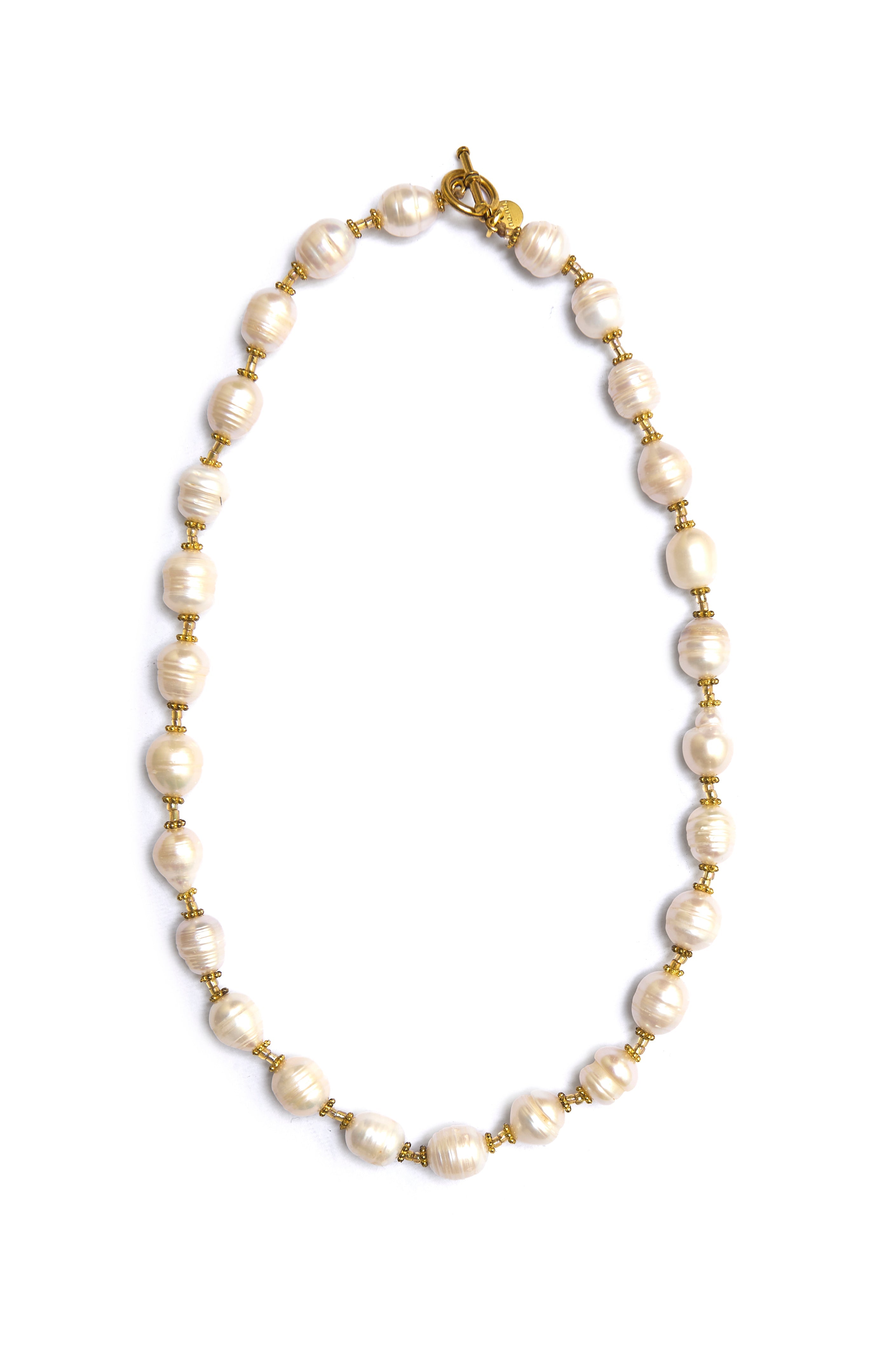 PEARL T-BAR NECKLACE