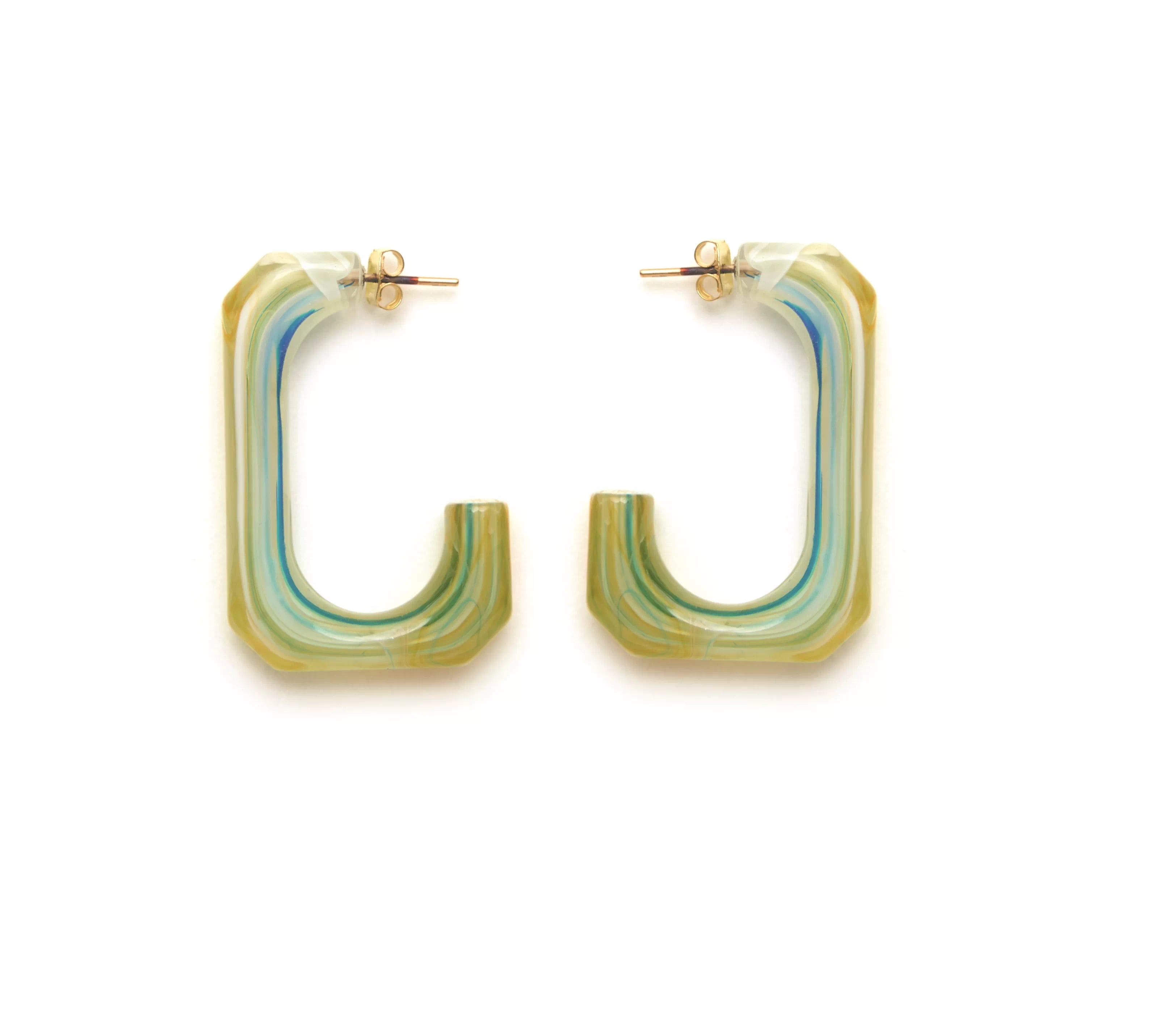 Image of GRETA SQUARE EARRINGS