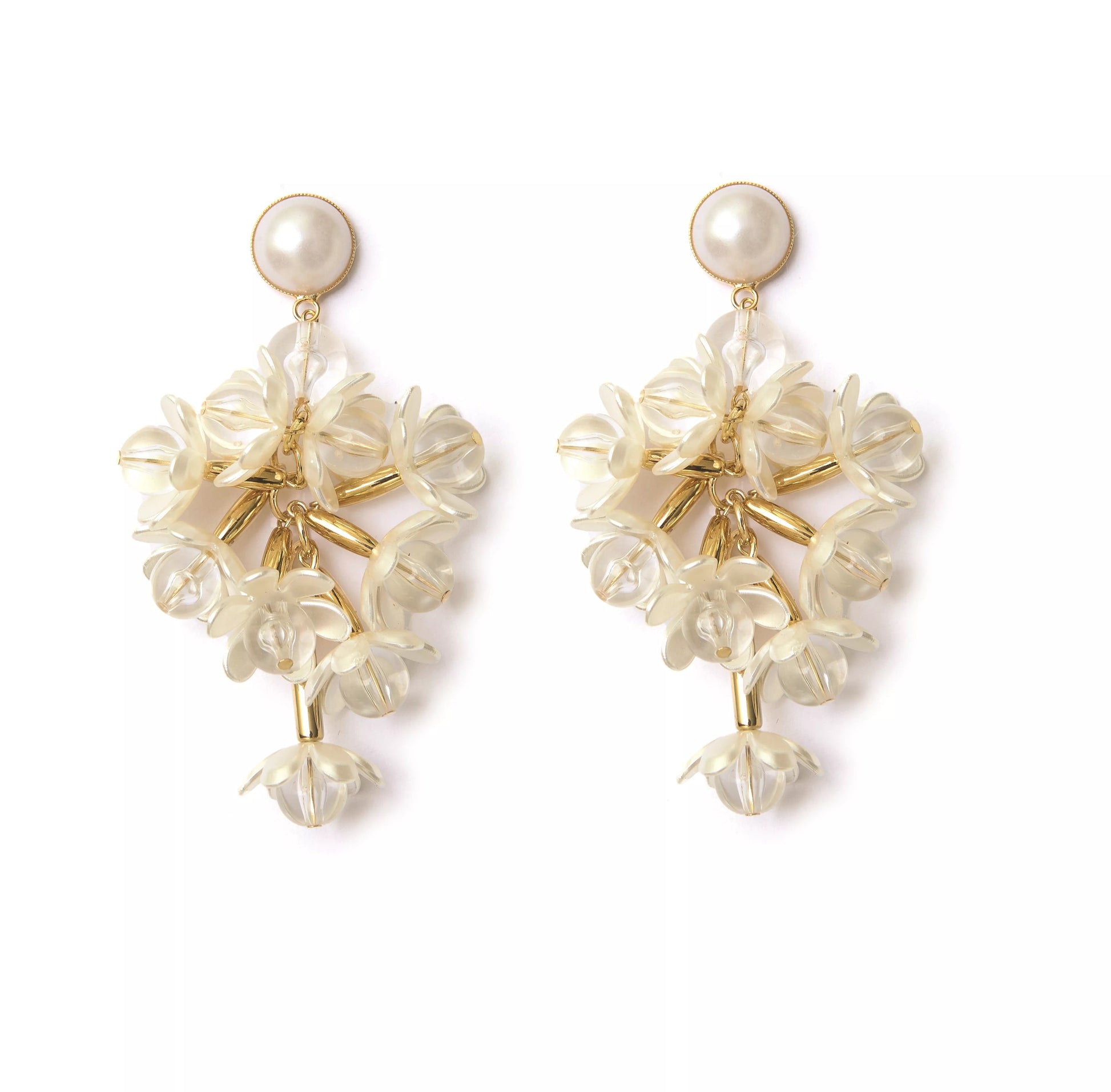 BRIDE GRAPE EARRINGS