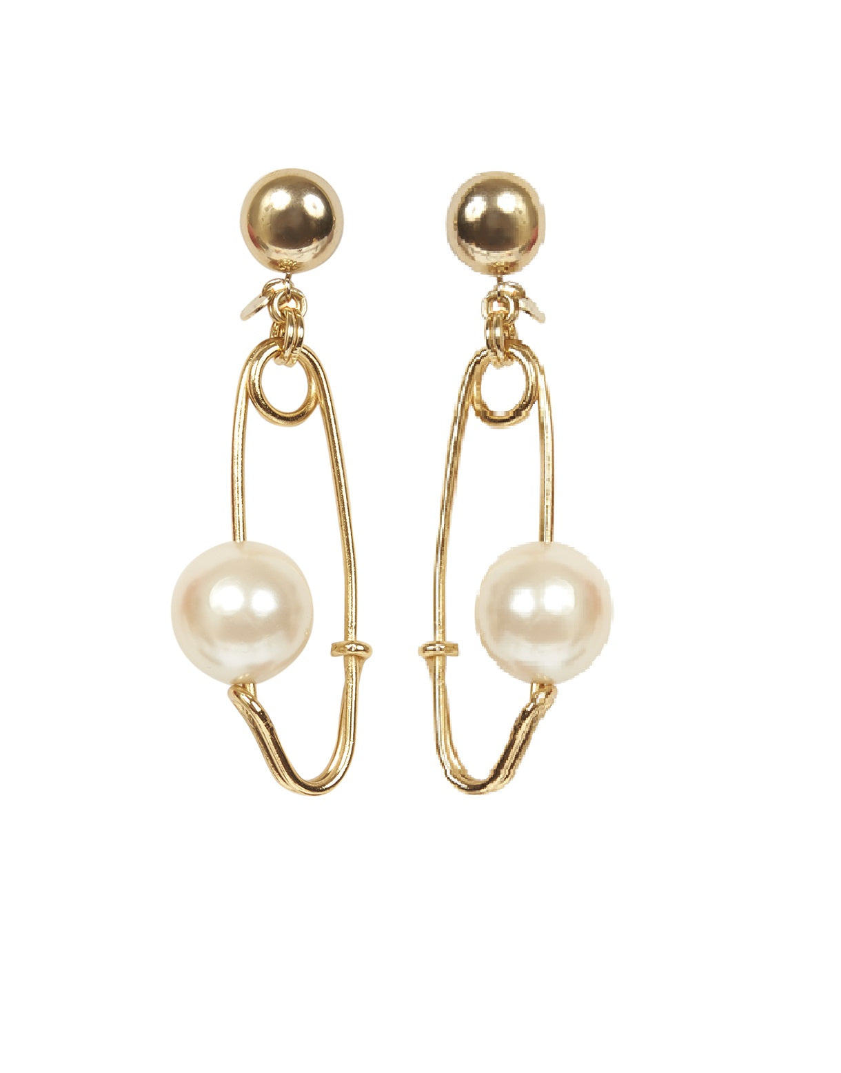 PIN PEARL EARRINGS